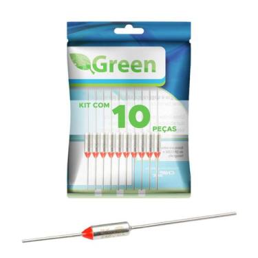 Imagem de 10x Fusível Térmico 240 10a 250v 240 Graus Para Fritadeira - Green, 04