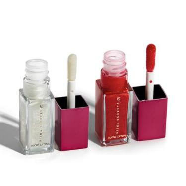 Imagem de Eudora Kit Gloss Crystal Niina Secrets: Vermelho Ágata 7ml + Holográfi