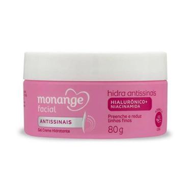 Imagem de Gel Creme Hidratante Facial Monange Hidra Antissinais 80g
