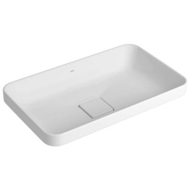 Imagem de Cuba Retangular De Sobrepor 50Cm Deca Slim Branco L.23050.17