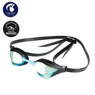 Imagem de Óculos de Natação Cobra Core Mirror SWIPE Arena, Azul água, Dourado