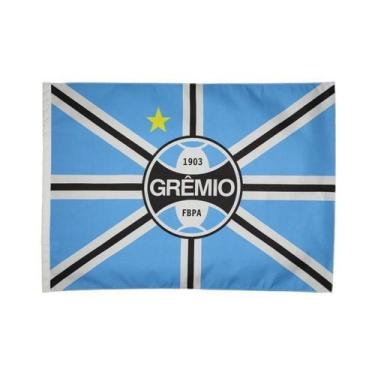 Imagem de Bandeira Oficial Do Grêmio 90x1,28m Dupla Face 2 Panos - BC ARTS ESPOR