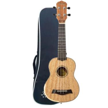 Imagem de Ukulele kalani soprano 21 maori series mogno kal 400 sm com capa 15426