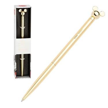 Imagem de Caneta Esferográfica Metálica Mickey Mouse - Dourada - Molin do Brasil