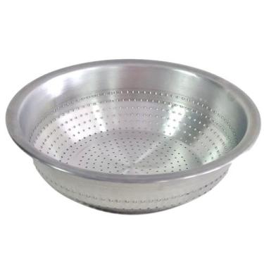 Imagem de Escorredor Para Lavar Arroz Feijão Massas Em Alumínio 24 Cm - DA ALUMI