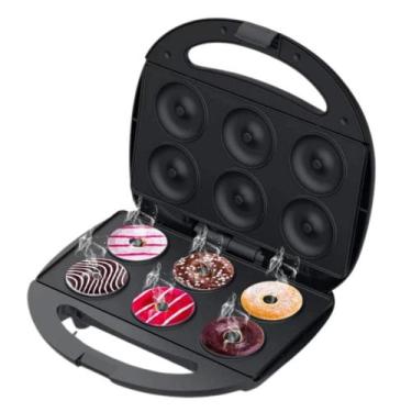 Imagem de Sanduicheira De Fazer Donuts Rosquinhas Maquina Elétrica - bbless