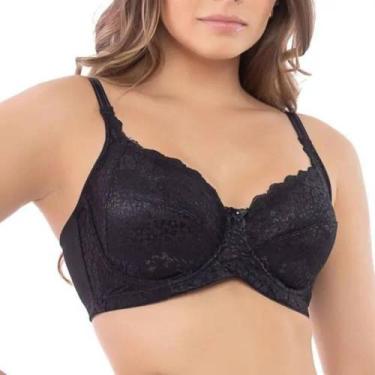 Imagem de Sutiã DelRio 42911 Rendado, Preto, 50