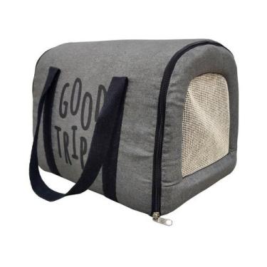 Imagem de Bolsa de Transporte Fábrica Pet New Collection Preto para Cães e Gatos