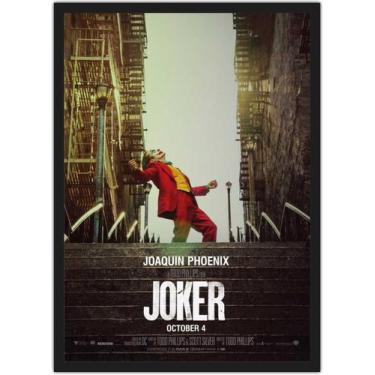 Imagem de Quadro Decorativo Coringa Joker Decorações Com Moldura G05 - Vital Qua