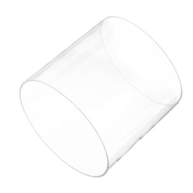 Imagem de Rebower Tubo rígido de plástico transparente de 195 mm ID x 200 mm OD (19.6 cm ID x 7 7/20.3 cm OD) Tubo de policarbonato redondo de acrílico, [para encanamento, hidráulica, aquário]