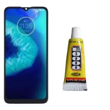 Imagem de Tela Display Touch Para Moto G8 Power Lite Película Cola 3Ml