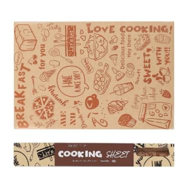 Imagem de Forro de papel descartável Air Fryer, papel antiaderente para fritadeira a ar, papel pergaminho para assar no micro-ondas (marrom)