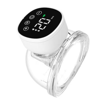 Imagem de TTETTZ Bomba Vestível Bomba de Amamentação Forte Sucção Tela Inteligente Ordenhador Automático Mãos Livres para Atividades Ao Ar Livre, Casa, Compra, Preto 1pcs