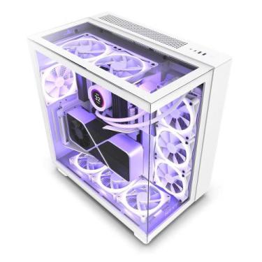 Imagem de Gabinete Gamer NZXT H9 Elite, Mid Tower, RGB, ATX, Lateral, Frontal e 