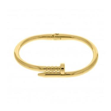 Imagem de Bracelete Feminino Prego Banhado a ouro 18k - Baronesa imports18k 