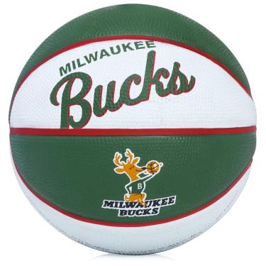 Imagem de Bola de Basquete Wilson Mini NBA Team Retro Bucks 3