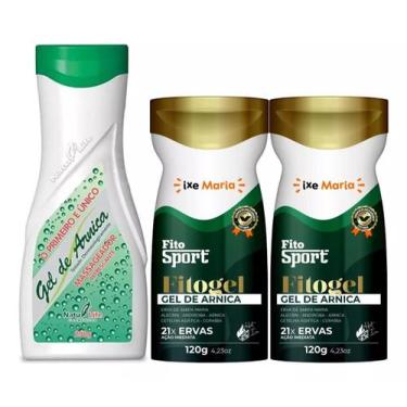 Imagem de Gel de Arnica Natu Life + 2 Gel Massageador de Arnica Fito Sport 21 er