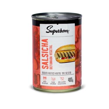 Imagem de Salsicha Vegetal Defumada Superbom Lata 300g