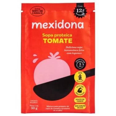 Imagem de Sopa de Caneca Proteica de Tomate Sem Glúten, Vegana Mexidona 30g