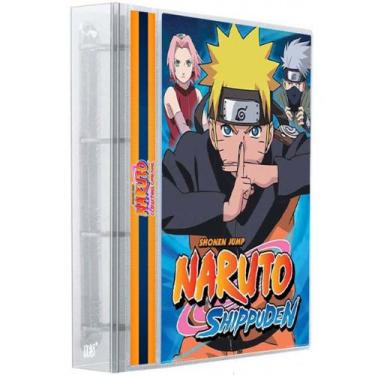 Imagem de Pasta Fichário Carta Cards 4 argolas Naruto Classico Shippuden +10 Fol