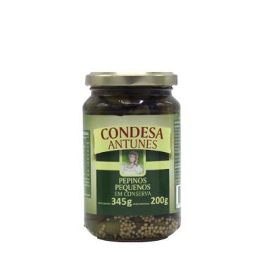 Imagem de Pepinos Pequenos em Conserva Condesa Antunes 345g