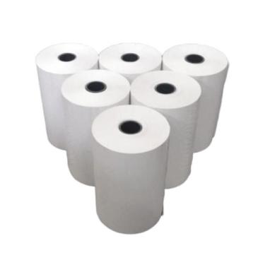Imagem de 60 Rolos Bobina Térmica 80x40 p/ Impressora Térmica Fiscal e Não Fisca