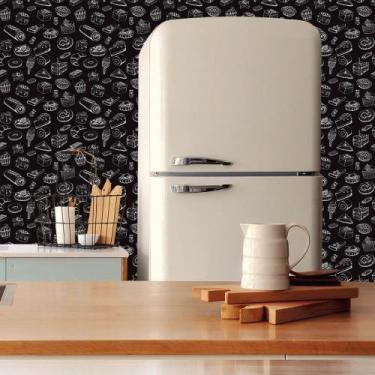 Imagem de Adesivo De Parede Casual Doces, Padaria e Café 310x58cm - PapeldePared