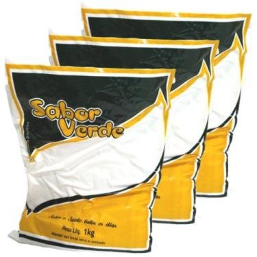 Imagem de Bicarbonato de Sódio - Sabor Verde - 3 Pacotes de 1 Kg
