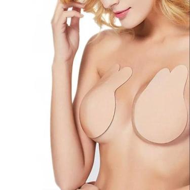 Imagem de Sutian Soutien Sutiã Levanta Seio Adesivo Reutilizável Sem Alça Orelha