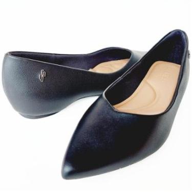 Imagem de Sapatilha Couro Macio Usaflex BicoFino Confort SaltoEmbutido-Feminino