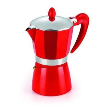 Imagem de Cafeteira Italiana Moka Hauskraft Express 6 Xicaras Vermelha - Haüskra