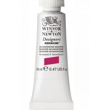 Imagem de Tinta Guache Winsor Newton 14ml S3 550 Quinacridone Magenta - Winsor &