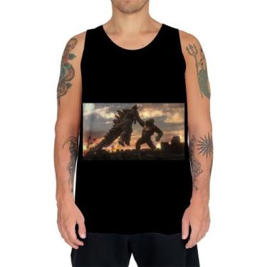 Imagem de Camiseta Regata King Kong VS Godzilla 11 - Fabriqueta, P