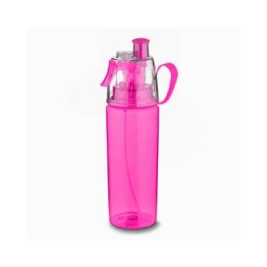 Imagem de Garrafa Squeeze com Borrifador de Água - 550ml - Catuaí, Rosa1