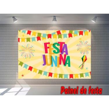 Imagem de Painel de Festa Junina Quermesse São João - shopp do adesivo 