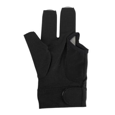 Imagem de Luvas Respiráveis ​​para Piscina de Bilhar, Luvas Elásticas de Bilhar Com 3 Dedos Luvas para Taco de Sinuca, Luva Esportiva para Taco de Sinuca para Mulheres e Homens, Kit de