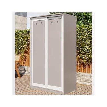 Imagem de LICONG-2019 Armários de armazenamento ao ar livre Varanda Armário de armazenamento de ferramentas de limpeza e armazenamento ao ar livre Caixas de armazenamento ao ar livre