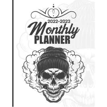 Imagem de 2022-2023 Monthly Planner: 2 Years of Planning With Federal Holidays | A4-2 Year Monthly Planner/Calendar/Schedule - To Do List - 24 Months ... 2022 Up To December 2023 | Cool Skull Cover