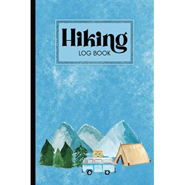 Imagem de Hiking Log Book: Trail Journal Book, Memory Adventure Record Notebook, Hiker's Travelling Log For Keep Track Hikes, Best Gift Idea Travel Size 6 x 9 ... Camper, Travelers, Travel Lovers (Volume 4)