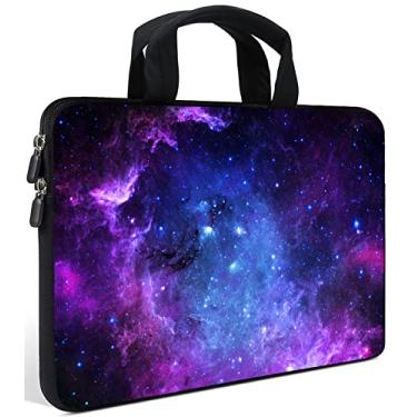 Imagem de AMARY 11,6" 12" 12,1" 12,5" Bolsa de laptop alça de neoprene bolsa de transporte para notebook Chromebook capa Ultrabook capa para tablet Apple MacBook Air HP DELL Lenovo Asus Samsung, Stars