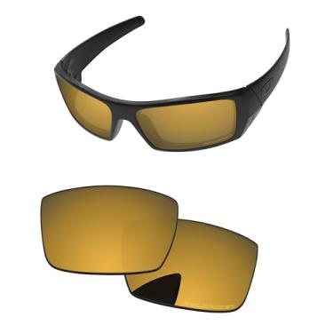 Imagem de PapaViva Lentes de substituição para óculos de sol Oakley Gascan OO9014 Bronze Dourado - Polarizadas