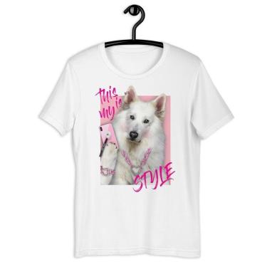 Imagem de Camiseta Blusa Feminina Dog Husky Style-Feminino