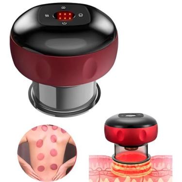 Imagem de Ventosa Elétrica A Vácuo Massageador terapia Corporal Sucção - ZEM