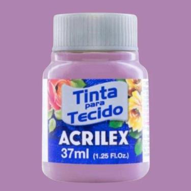Imagem de Tinta para Tecido Fosca Acrilex 37ml Cores Frias - 04140, FLOR DE MALV