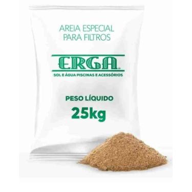 Imagem de Areia Para Filtro de Piscina 25kg - Erga