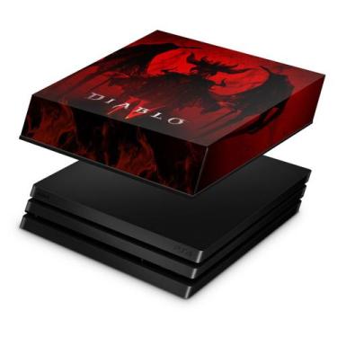 Imagem de Capa Compatível PS4 Pro Anti Poeira - Diablo IV 4 - Pop Arte Skins