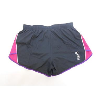 Imagem de Mizuno Short feminino de corrida Drylite Mustang, PP, preto/beterraba