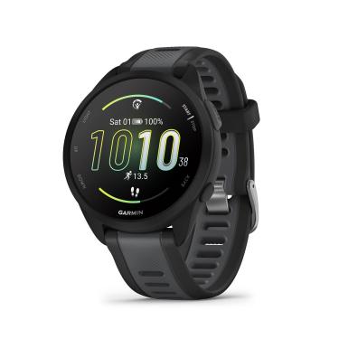 Imagem de Monitor Cardíaco de Pulso com GPS Garmin Forerunner 165 Music Preto e Cinza Ardosia WW