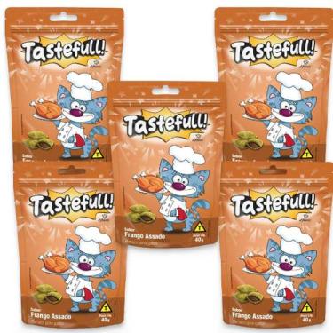 Imagem de Hana Tastefull Para Gatos Sabor Frango 40g Kit 5 Un