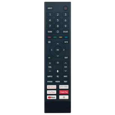 Imagem de Allimity Controle remoto de voz de substituição ERF3L80 adequado para Hisense E4G Series HD Ready LED Smart Android TV 32E4G